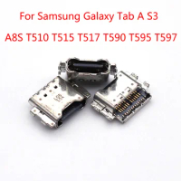 5-100Pcs Usb Charger Charging Dock Port Connector Plug For Samsung Galaxy Tab A S3 A8S T510 T515 T517 T590 T595 T597