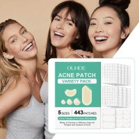 443pcs Multiple Sizes Acne Patch Skin Care Invisibility Pimple Patch Prevent Infection Boxed Individ