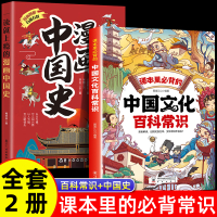 🦐 🍇 ⛳️ 【抖音同款】中国文化百科常识课本里必背的知识百科全书正版漫画版中华文化1000问 初中小学生文学常识一千问汇总课外兴趣读物