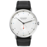 NOMOS Metro系列 手動上鍊 小秒針 機械腕錶 母親節 禮物 推薦 38.5mm/1108