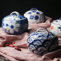 蒸碗煲湯燉盅調料罐日式和風餐具ins陶瓷帶蓋家用燕窩蒸蛋羹碗