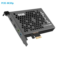 EzCAP324 UVC PCIE Video Game Capture Board Card 4Kp30 HDR240fps Line in out for PS4, Xbox Series X/S, Xbox One,Wii U,Nintendo