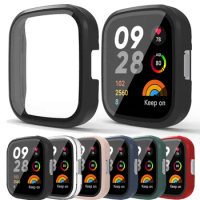 Cover For Xiaomi Redmi watch 3 Case Smartwatch PC Hard Bumper All-Around Tempered Glass Screen Protector Case