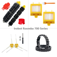 สำหรับ IRobot Roomba 700 Series 760 770 772 774 775 776 780 782 785 786 790อุปกรณ์เสริมหลักด้านข้างแปรง Hepa Filter อะไหล่