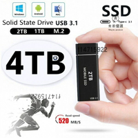 大容量隨身硬盤  SSD高速移動固態硬碟 8T 4T 2T移動硬碟 mLNR