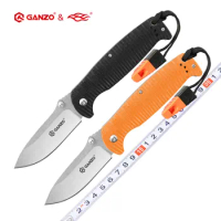 Ganzo G7412 G7412P Firebird F7412 F7412P 58-60HRC 440C G10 or Carbon Fiber Handle Folding Knife Outdoor Survival Camping Pocket