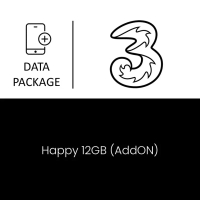 Paket Mobile Data Tri - Happy 12GB (AddON)