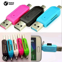 Card Reader 2 Slot Memory Card Mikro USB