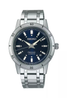 Seiko Presage Style60's  Men Automatic Watch SRPL07J Silver Stainless Steel Strap