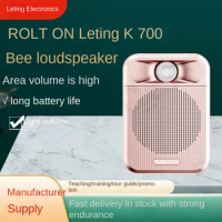 Rolton K700 New Little Bee Loudspeaker Portable Teacher Teaching Lecture With Guide Horn Hanging From Waist