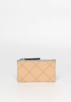Tory Burch TORY BURCH Fleming Soft Patent Piping Colorblock Zip Card-Case Card holder/Coin purse
