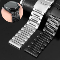 20mm 22mm For Samsung Galaxy 3 Watch 42 46mm GEAR S3 Active2 Classic quick release Stainless Steel Watchband for Seiko watches