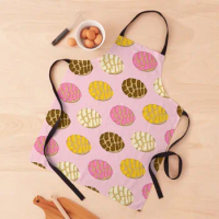 Latino Concha Mexican Bread Pan Dulce Pink Apron professional hairdresser apron kitchen things for home dress apron