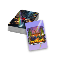 Bộ thẻ bài 30 tấm Manhwa Game 99 đêm trong rừng - Nhân vật Laser Lomo, Stitch, Pokemon, Sanrio, Hoạt
