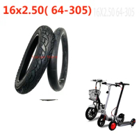 16x2.50 (64-305) Tire and Inner Tube Fits Electric Bikes , Kids Bikes, Small BMX and Scooters 16x2.5 tyre