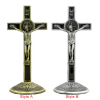 Crucifix and Standing Cross Altar Jesus Crucifixion Crucifix Cross for Jesus