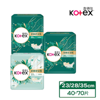 Kotex 靠得住 茶樹舒涼棉/沁涼棉/小蒼蘭(涼感衛生棉)  23cm/28cm/35cm 箱購