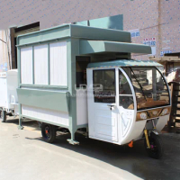 Mobile Kitchen Mini Food Tricycle Hot Dog Stand Gelato Cart Beer Bar Milk Waffle House Electric Sushi Food Truck Fully Equipped