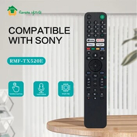 Replacement Voice Remote Control for Smart Sony TV RMF-TX520P RMF-TX520E KD75X80J KD85X80J XR-75X90CJ KD65X85J KD85X91CJ