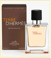 HERMES 愛馬仕大地男士淡香水 TERRE D'HERMES EAU DE TOILETTE SPRAY 50ML 
