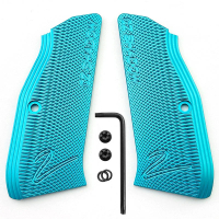 CNC Custom Aluum Grip Handle Scales สำหรับ CZ 75 SP-01 Shadow CZ75ขนาดเต็มShadow2พร้อมสกรู Key DIY ท