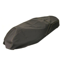 Motorbike Full Wrapping Seat Cover Protective Sleeve Cushion 65x25cm PU Leather Cover Compatible with PCX 150