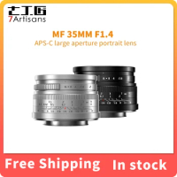 7artisans APS-C 35mm F1.4 Prime Lens For Sony E NEX-6 ZV-E10 FUJI FX Canon EOS-M M50 Micro 4/3 epm1 Nikon Z5 Canon RF