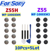 10pcs/lot New Battery Z55 For Sony WF-1000XM3, Z55H For WF-1000XM4 WF-SP900/SP700N /1000X WI-SP600N TWS Earphone