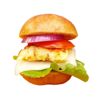 【i3微澱粉】低糖好纖手工麵包-原味大漢堡15顆(271控糖配方 優蛋白 早餐)