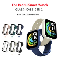 Tempered Glass+Case For Redmi Watch 4 PC Cover Protector Shell For Redmi Watch 3 Active/Lite Accessories for redmi watch 2 Lite