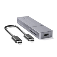 M.2 NVMe SSD Enclosure Support USB3.2 M.2 SSD Case Aluminum Alloy SSD Case Dropship