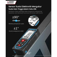 SNDWAY Meteran Digital Laser Distance Meter + Pita Ukur Manual + Laser Leveling 100 Meter SW-M100L
