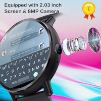 2020 Android 7.1 LTE 4G WIFI 2.03 Inch Smart watch 8MP Camera GPS Heart Rate bluetooth SmartWatch IP67 Waterproof pk dm98 dm100