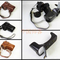 PU Leather Camera case Bag Grip strap for Canon 77D 800D 850D Rebel T7i T8i