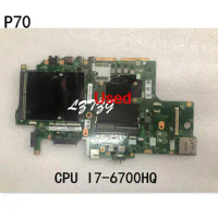 Used for Lenovo ThinkPad P70 Laptop Motherboard With CPU SR2FQ i7-6700HQ BP700 NM-A441 FRU 01AV304 00NY335