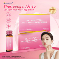 NƯỚC UỐNG COLLAGEN 999 1 Hộp 10 ống - Collagen Peptide 5000mg + Elastin Kết hợp Tripeptide & Công th