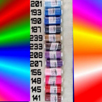 benang jahit campur 12 warna isi 12 biji rope brand katalog ke 2 ...