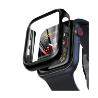 Apple Watch 44mm 智慧型手錶殼膜一體式錶框保護框(Apple Watch 44mm 手錶保護框)