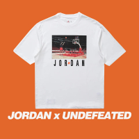 【Michael Jordan 喬丹】聯名款 T恤 短T 短袖 男款 Jordan x UNDEFEATED 白色 DX6030-100(UNDEFEATED)