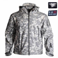New Free Combination Army Soft Shell Tactical Mountaineering Training Waterproof Jacket Men's Flight Special Forces Pants