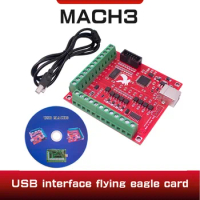 MACH3 CNC USB 100Khz Breakout Board 4 Axis Interface Driver Motion Controller CNC USB MACH3 100Khz Breakout Board 4 Axis In