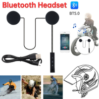 Bluetooth motorcycle helmet headset bt5.0 wireless riding headphone anti-interference USB charging motorcycle accessories