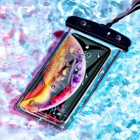 Floating Airbag Waterproof Swim Bag Phone Case For iPhone 15 Pro Max 12 13 14 Samsung S23 S22 Xiaomi 13 Huawei P30 20 Lite Cover
