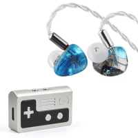 Kiwi Ears Orchestra Lite in Ear Monitor (Blue) + Kiwi Ears Allegro Portable Headphone Amplifier