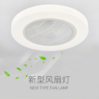 LED可導風客廳圓形吸頂燈簡約風扇燈創意臥室燈燈具燈飾