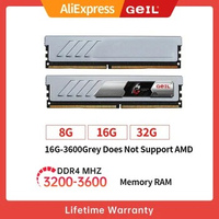 GeIL DDR4 Memory Ram 2666MHZ 3000MHZ 3200MHZ CL16 ddr4 8GB 16G 32G 1.2/1.35V Memoria for PC Desktop Cooling Heatsink