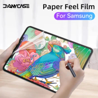 Paper Feel Screen Protector Film For Samsung Galaxy Tab S6 Lite A8 A7Lite S9 S8 S7 S6 S5E A10.1 A10.5 Matte PET Painting Write