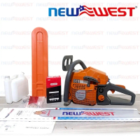 ￼Newwest 588 เลื่อยยนต์ New West 49.8cc 3.8แรง +บาร์ Newwest  2xนิ้ว+โซ่Oregon