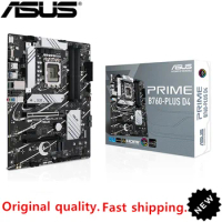 NEW For Intel B760 For Asus PRIME B760-PLUS D4 LGA 1700 DDR4 Original Desktop Motherboard Support 12300F 12400