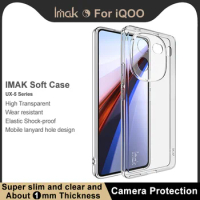 For Vivo iQOO 12 Pro 5G Case IMAK Ultra Thin Soft Clear Back Cover Phone Cases For Vivo iQOO 12 Pro Coque funda чехол
